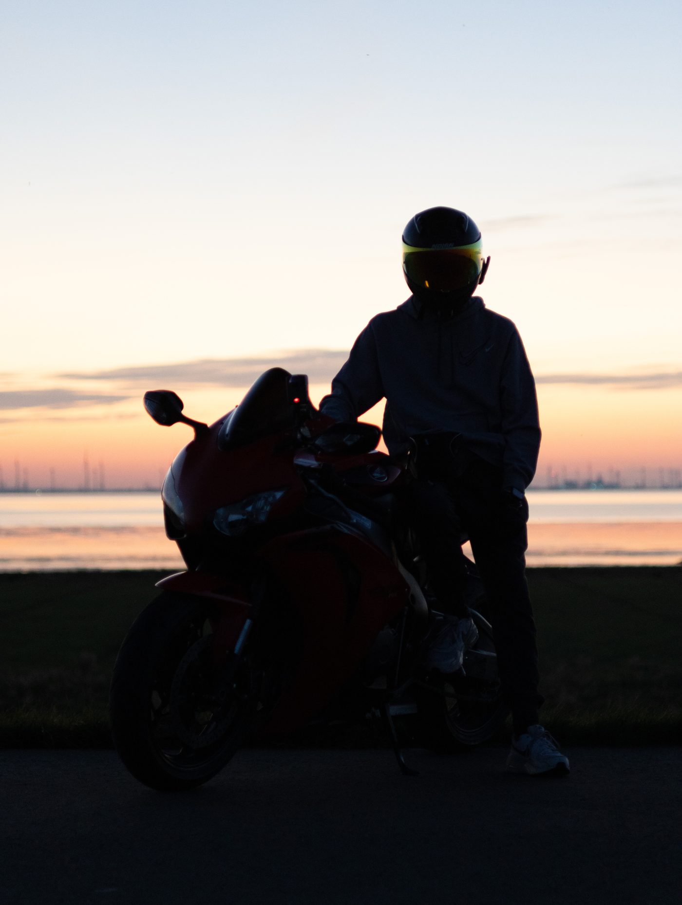 Vorher – Lowlight Motorrad