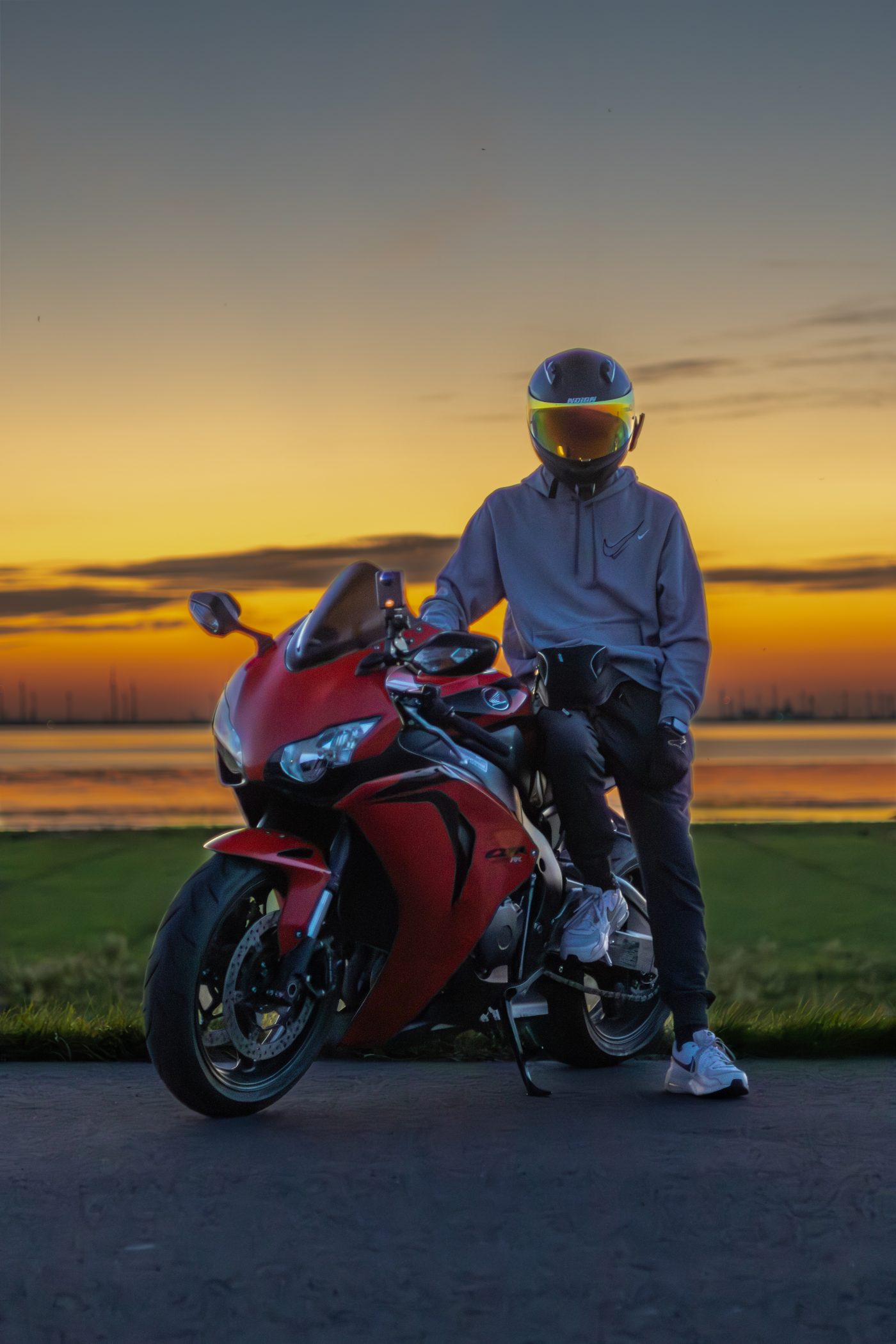 Nachher – Lowlight Motorrad